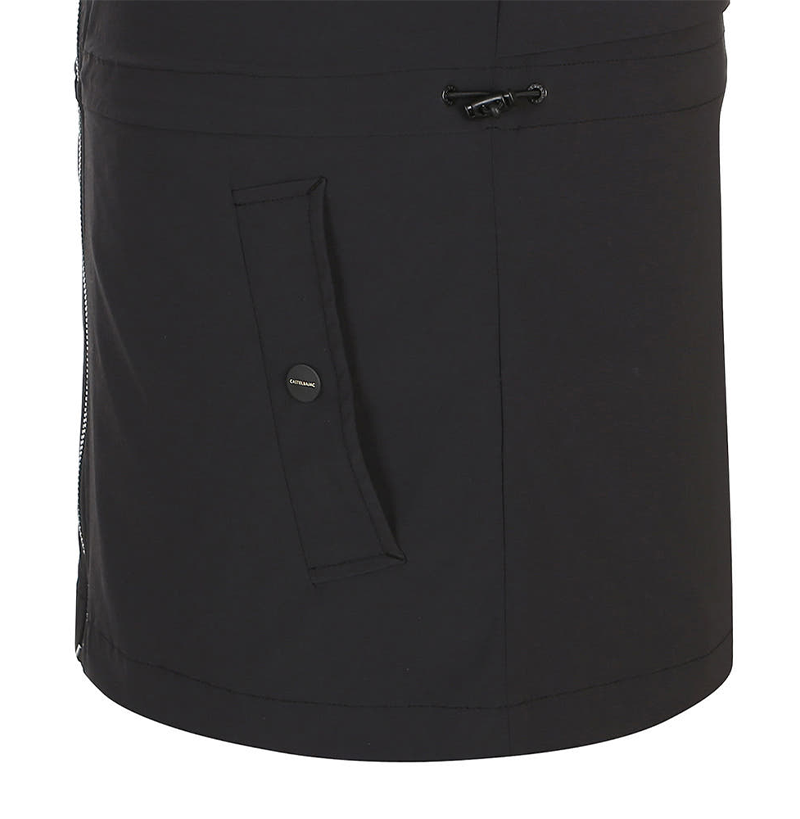 Castelbajac Women's Detachable Hooded Zip-Up Vest - Black