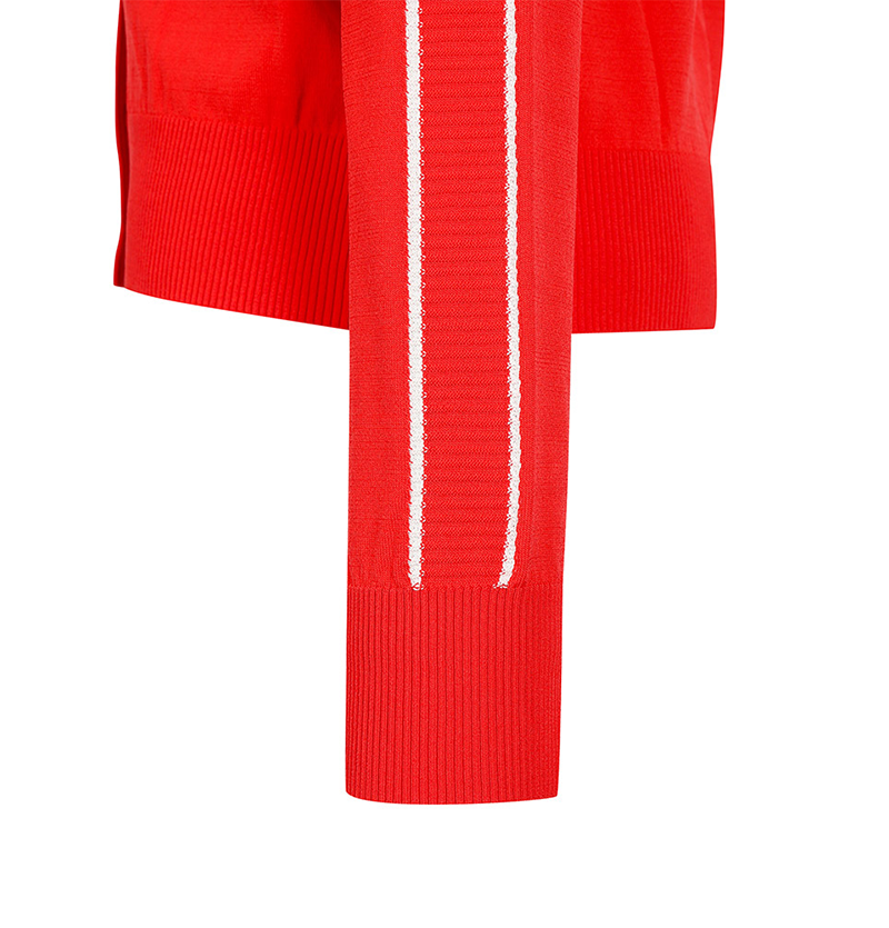 Castelbajac Women's Round Neck Button Cardigan - Red