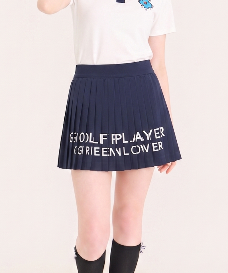 Castelbajac Women's Printed Pleated Skirt - 2 Colors