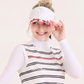 Castelbajac Women's Embroidered Ribbon Sun Cap - White