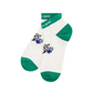 Castelbajac Men's Color Block Character Ankle Socks - Green