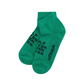 Castelbajac Men's Season Slogan Point Ankle Socks - Green