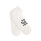 Castelbajac Men's Season Slogan Point Ankle Socks - White