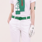 Castelbajac Women's Reversible Belt - Green