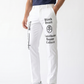 Castelbajac Men's Spandex Print Pants - White