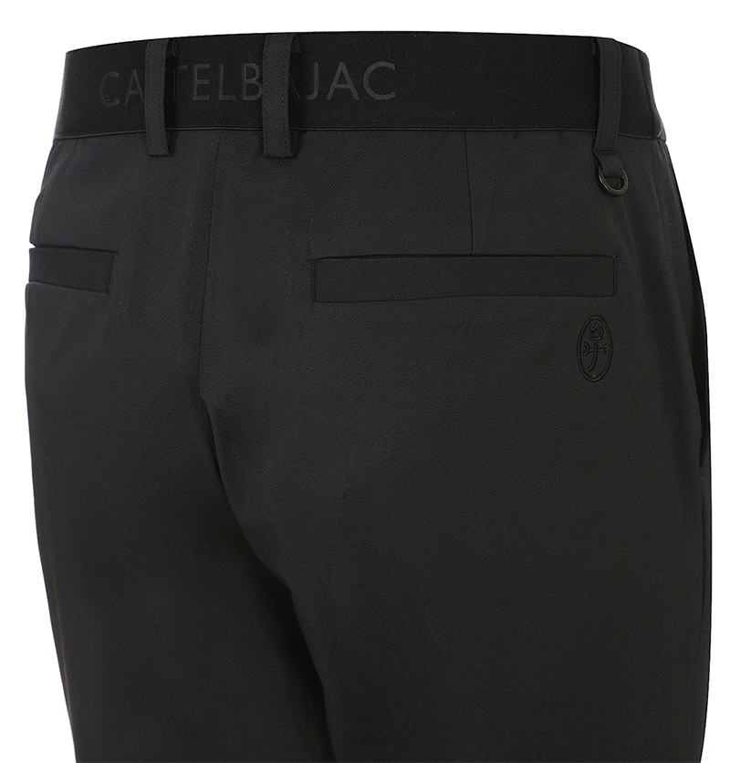 Castelbajac Men's Twill Cut-out Point Pants - 2 Colors