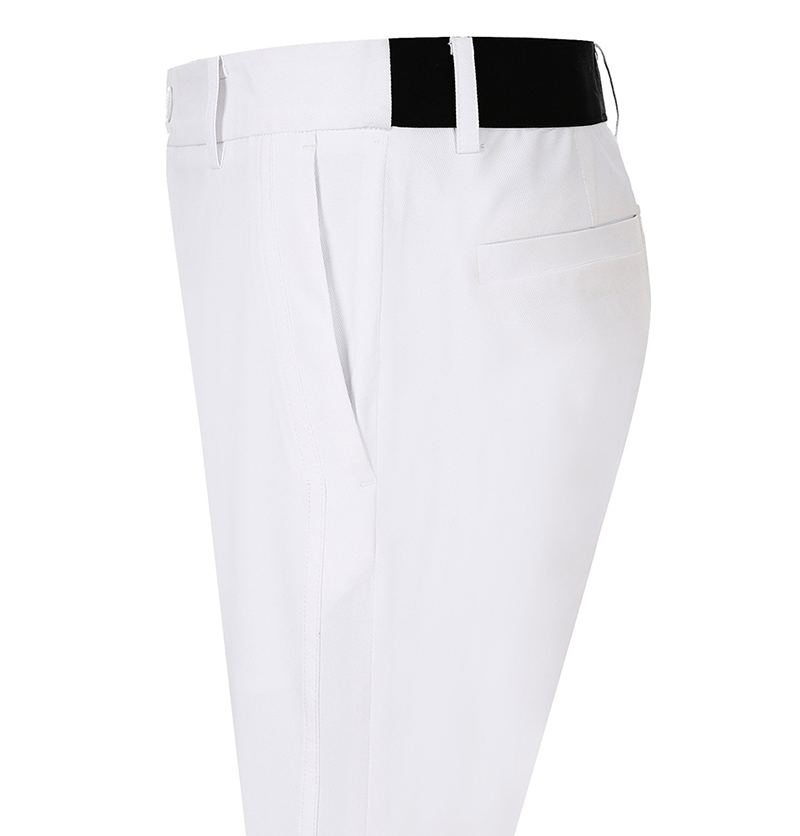 Castelbajac Men's Twill Cut-out Point Pants - 2 Colors