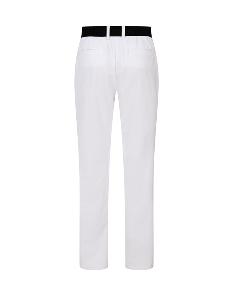 Castelbajac Men's Twill Cut-out Point Pants - 2 Colors