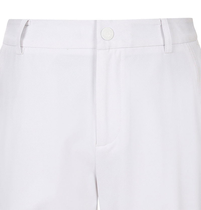 Castelbajac Men's Twill Cut-out Point Pants - 2 Colors