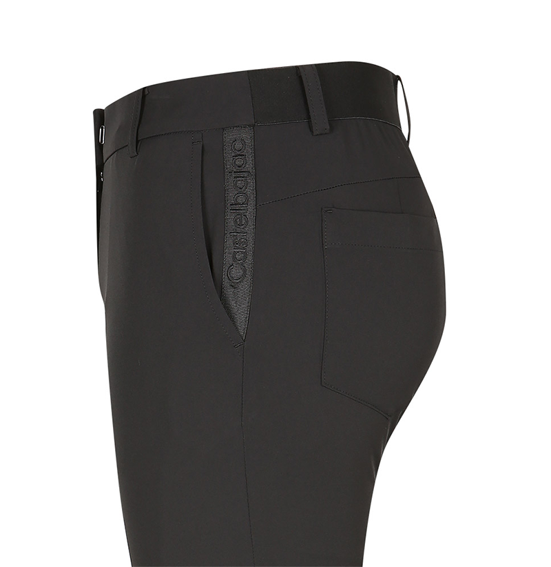 Castelbajac Women's Logo Tape Bootcut Pants - 3 Colors