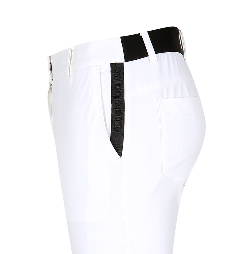 Castelbajac Women's Logo Tape Bootcut Pants - 3 Colors