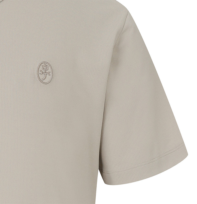 Castelbajac Men's Textured Collared Short Sleeve T-shirt - 3 Colors