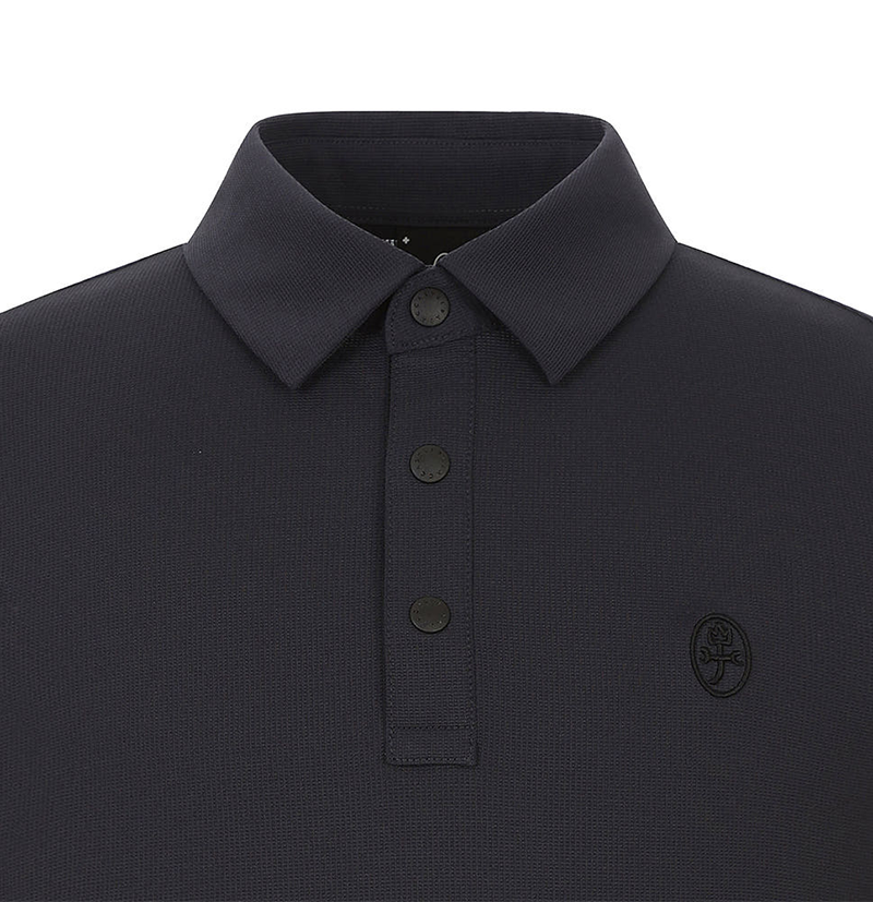 Castelbajac Men's Textured Collared Short Sleeve T-shirt - 3 Colors