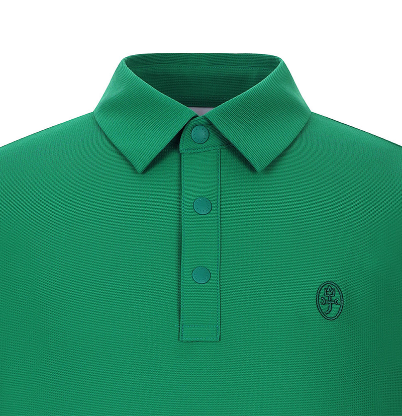 Castelbajac Men's Textured Collared Short Sleeve T-shirt - 3 Colors