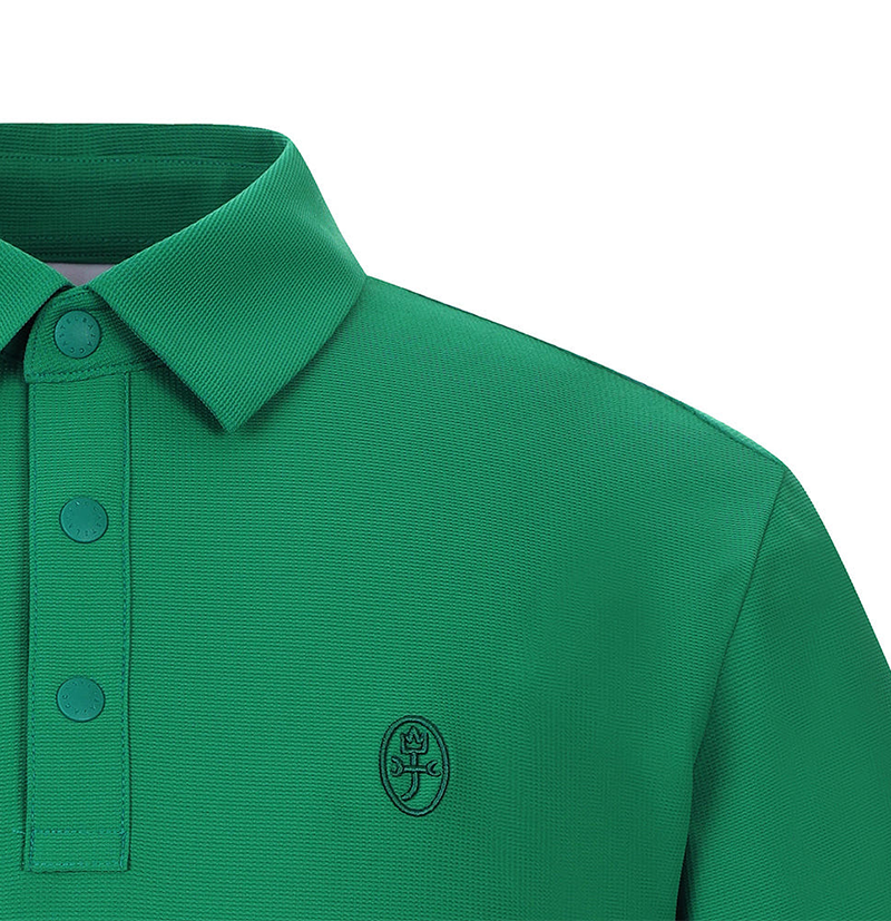 Castelbajac Men's Textured Collared Short Sleeve T-shirt - 3 Colors