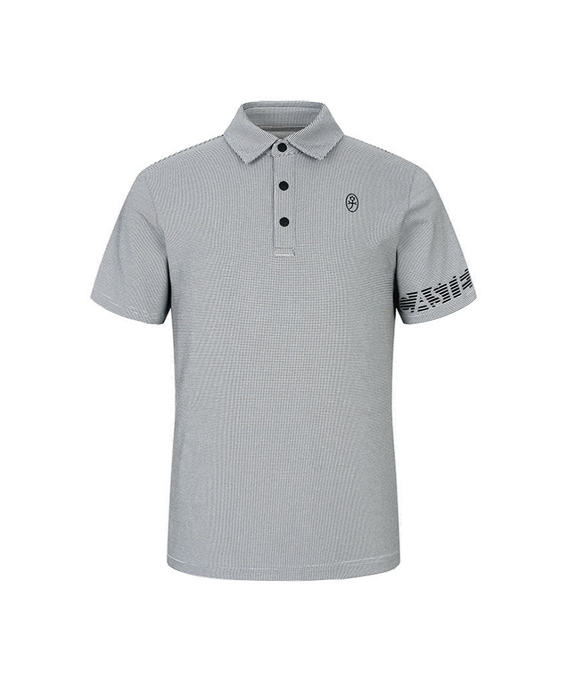 Castelbajac Men's Two-Tone Sleeve Logo Collar Short Sleeve T-Shirt - 2 Colors