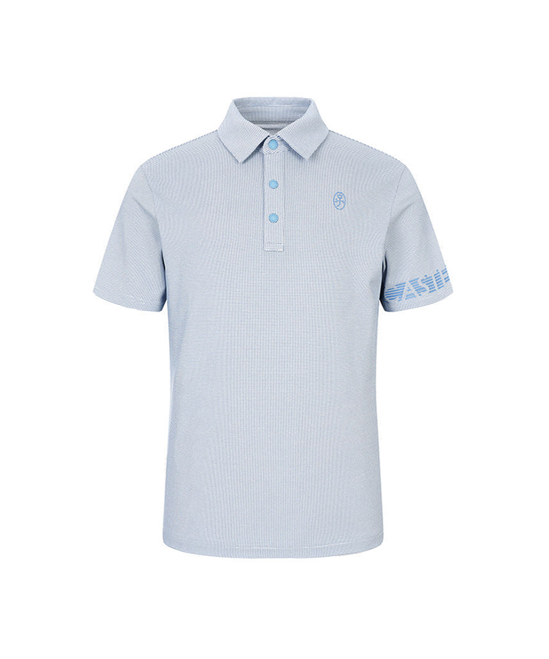 Castelbajac Men's Two-Tone Sleeve Logo Collar Short Sleeve T-Shirt - 2 Colors