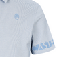 Castelbajac Men's Two-Tone Sleeve Logo Collar Short Sleeve T-Shirt - 2 Colors