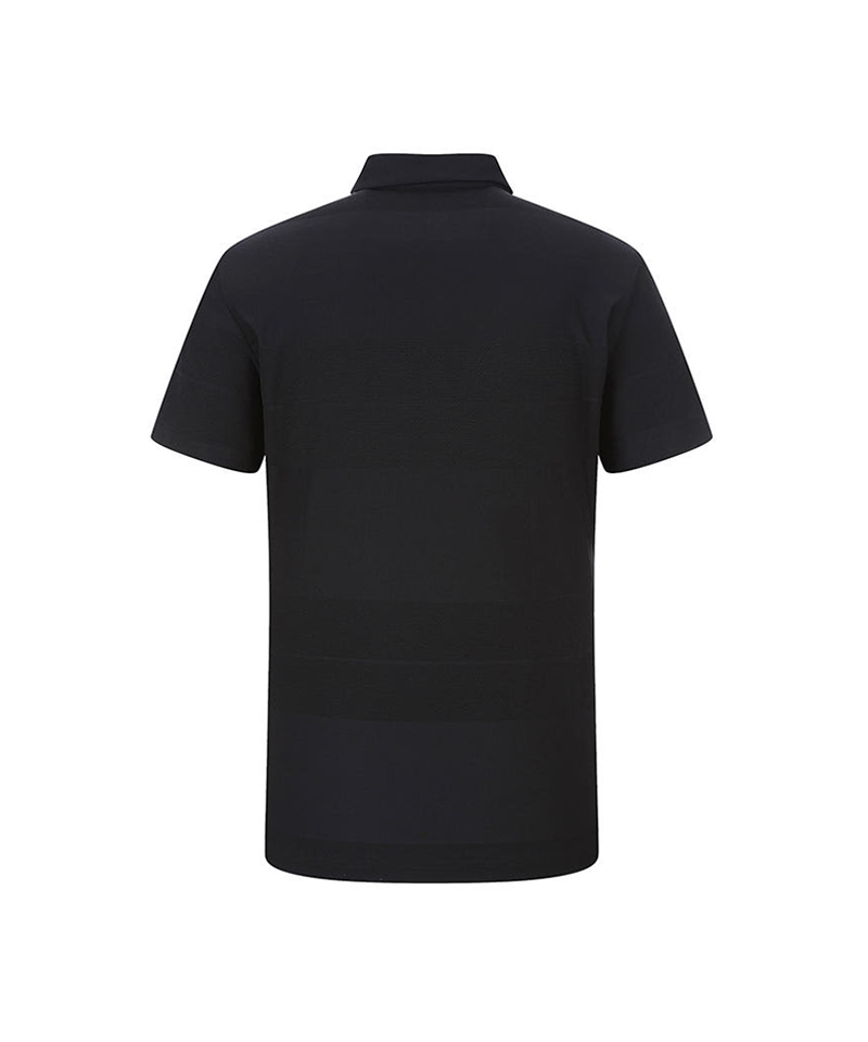 Castelbajac Men's Striped Jacquard Collared Short Sleeve T-shirt - 2 Colors