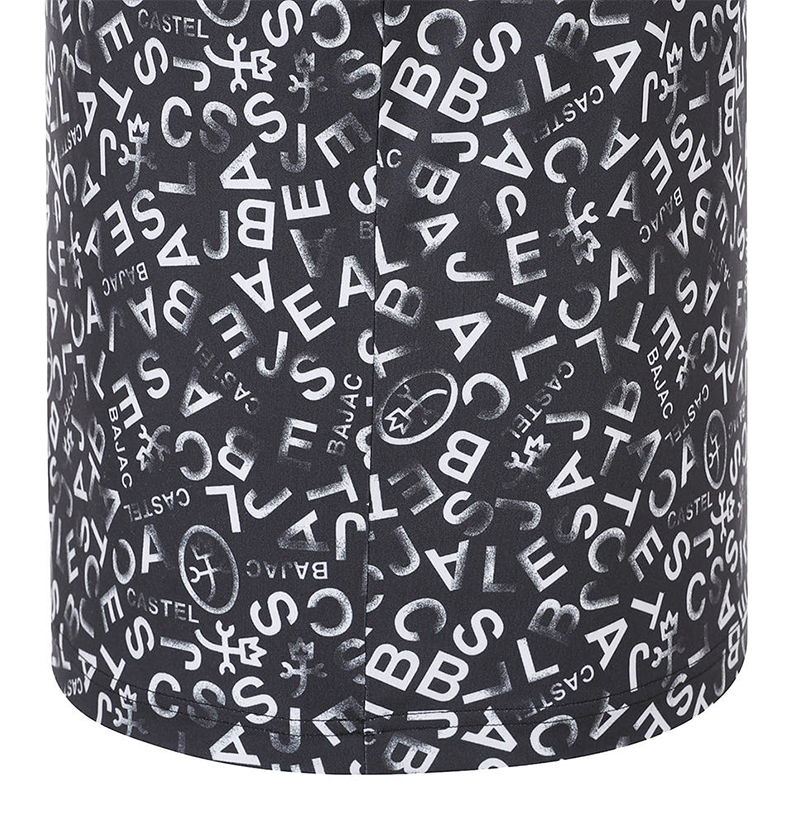 Castelbajac Men's Lettering Pattern Collared Short Sleeve T-shirt - 2 Colors