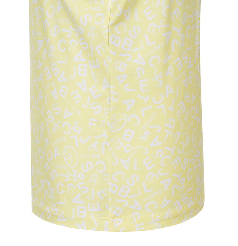 Castelbajac Men's Lettering Pattern Collared Short Sleeve T-shirt - 2 Colors