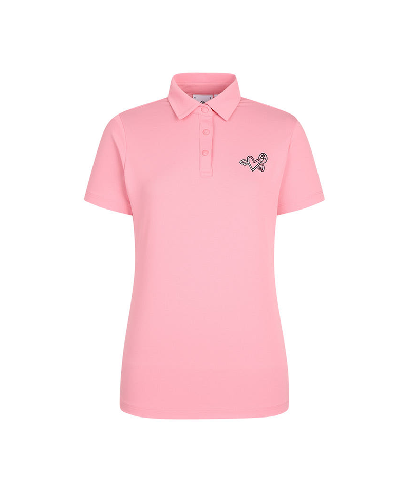 Castelbajac Women's Artwork Point Collar Short Sleeve T-shirt - 8 Colors