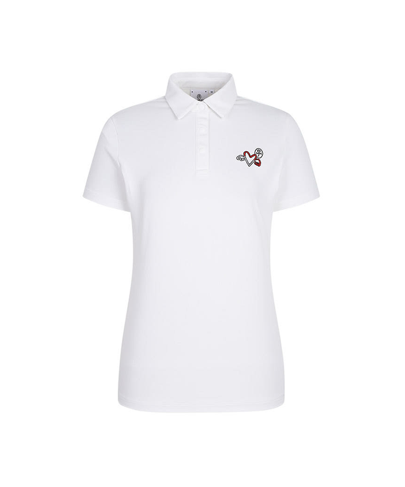 Castelbajac Women's Artwork Point Collar Short Sleeve T-shirt - 8 Colors