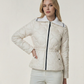 Castelbajac Women's String Quilted Down Jacket - Cream