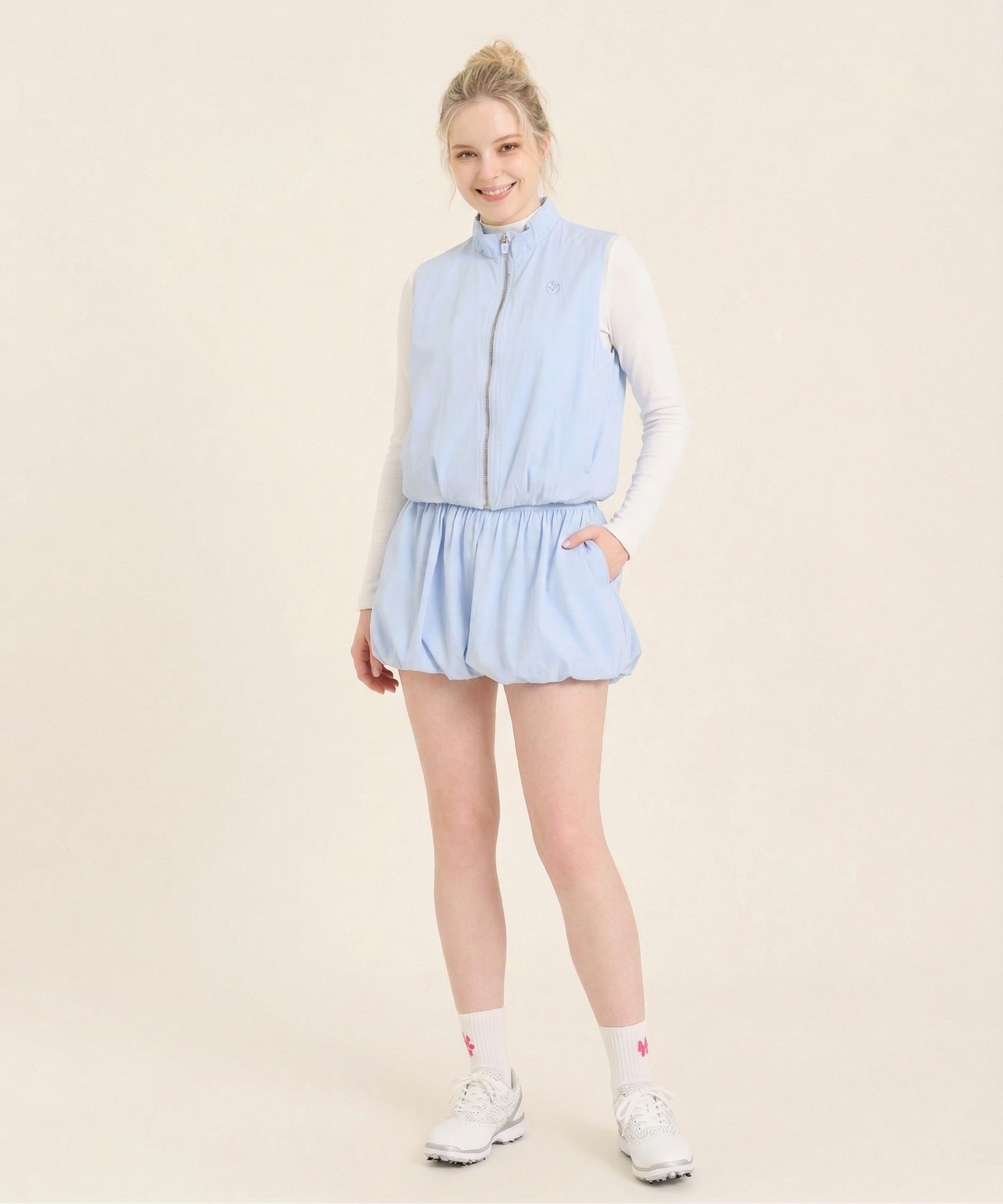 Castelbajac Women's Balloon Culotte Golf Skirt - 2 Colors