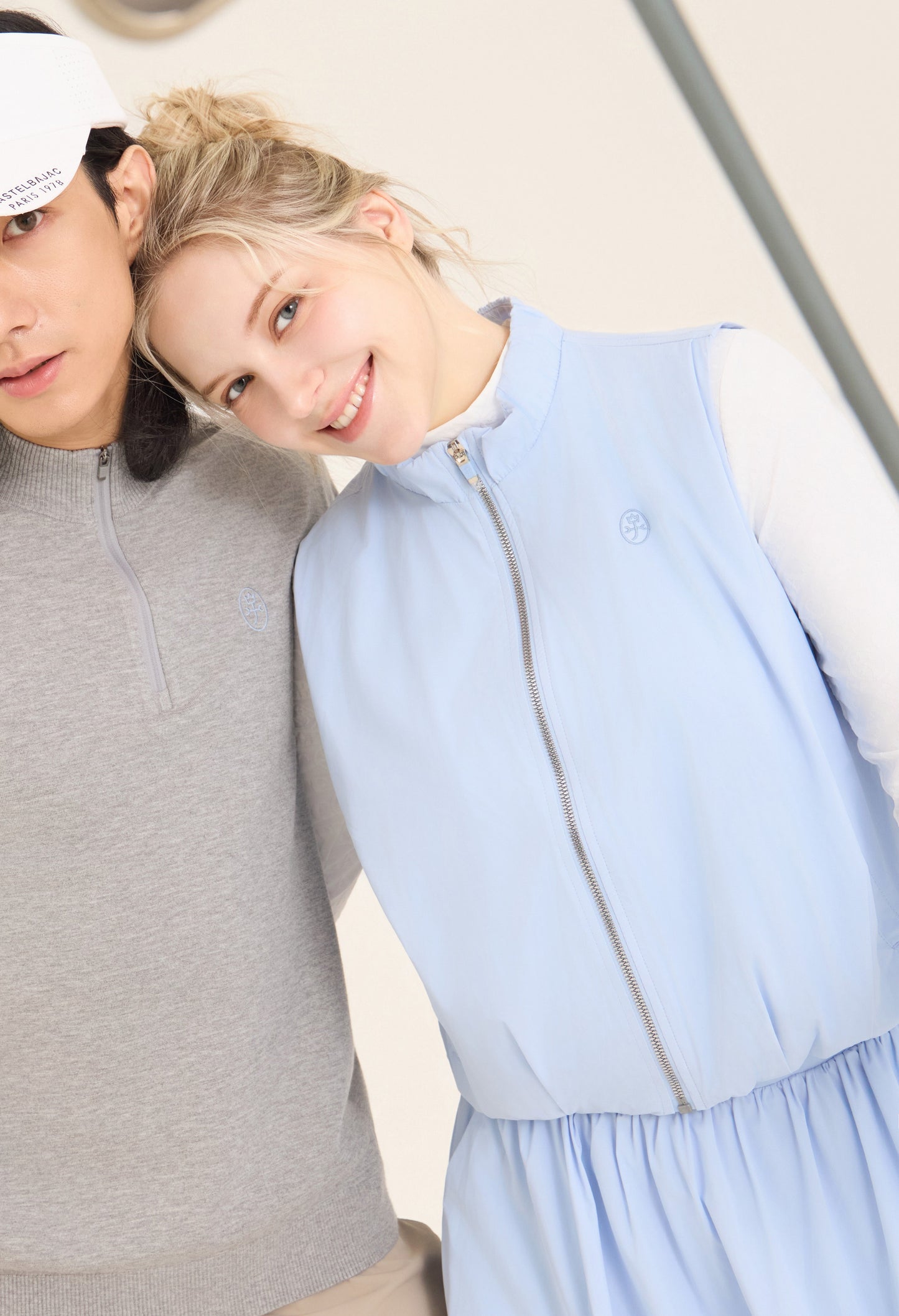 Castelbajac Women's Shirred Zip-Up Vest - 2 Colors