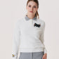 Castelbajac Women's Knit Collar Color Block T-Shirt - Ivory