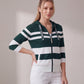 Castelbajac Women's Striped Hooded Zip-Up Knit Cardigan - 2 Colors