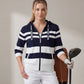 Castelbajac Women's Striped Hooded Zip-Up Knit Cardigan - 2 Colors
