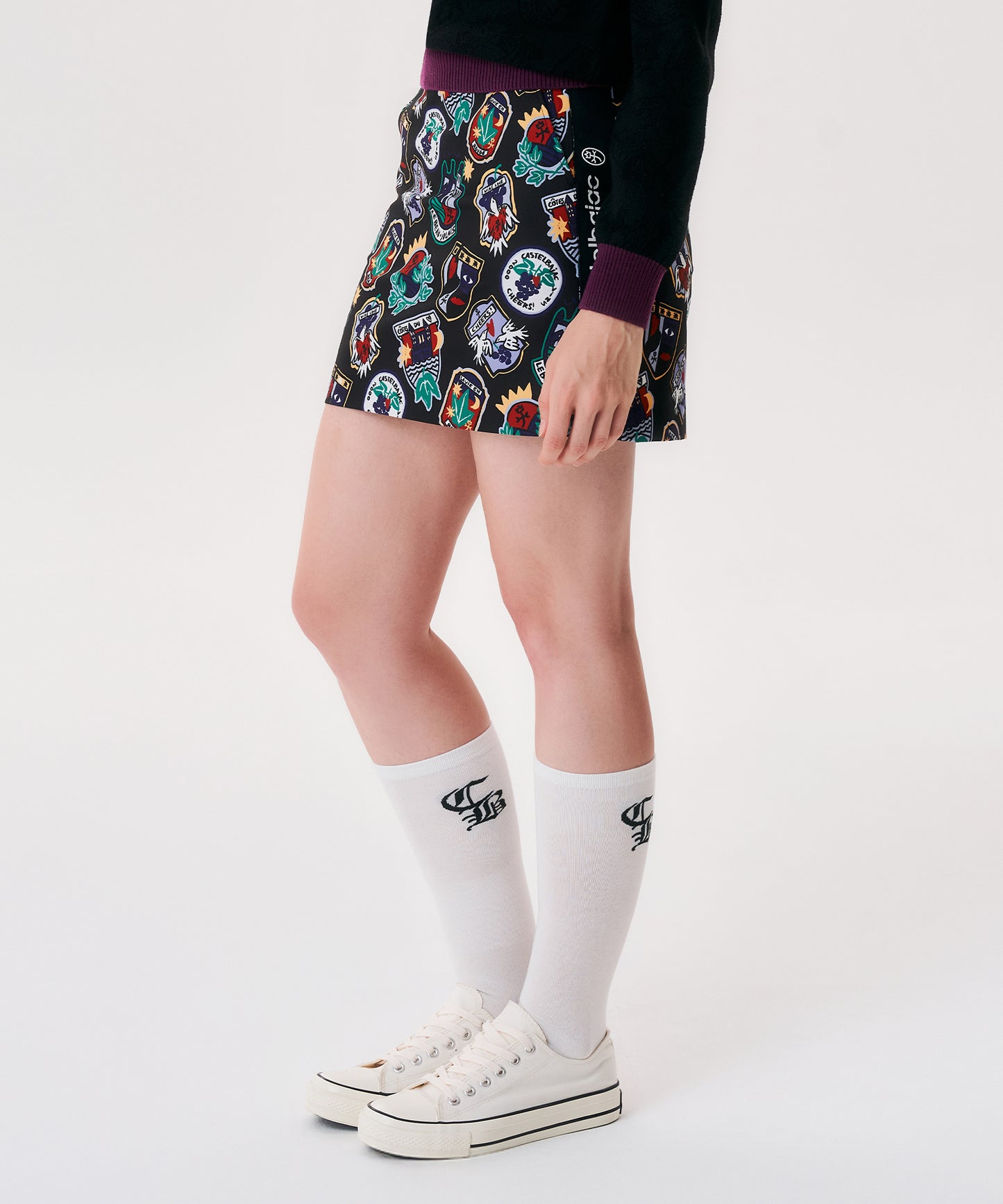 Castelbajac Women's Full-Length Pattern Culottes - Mix