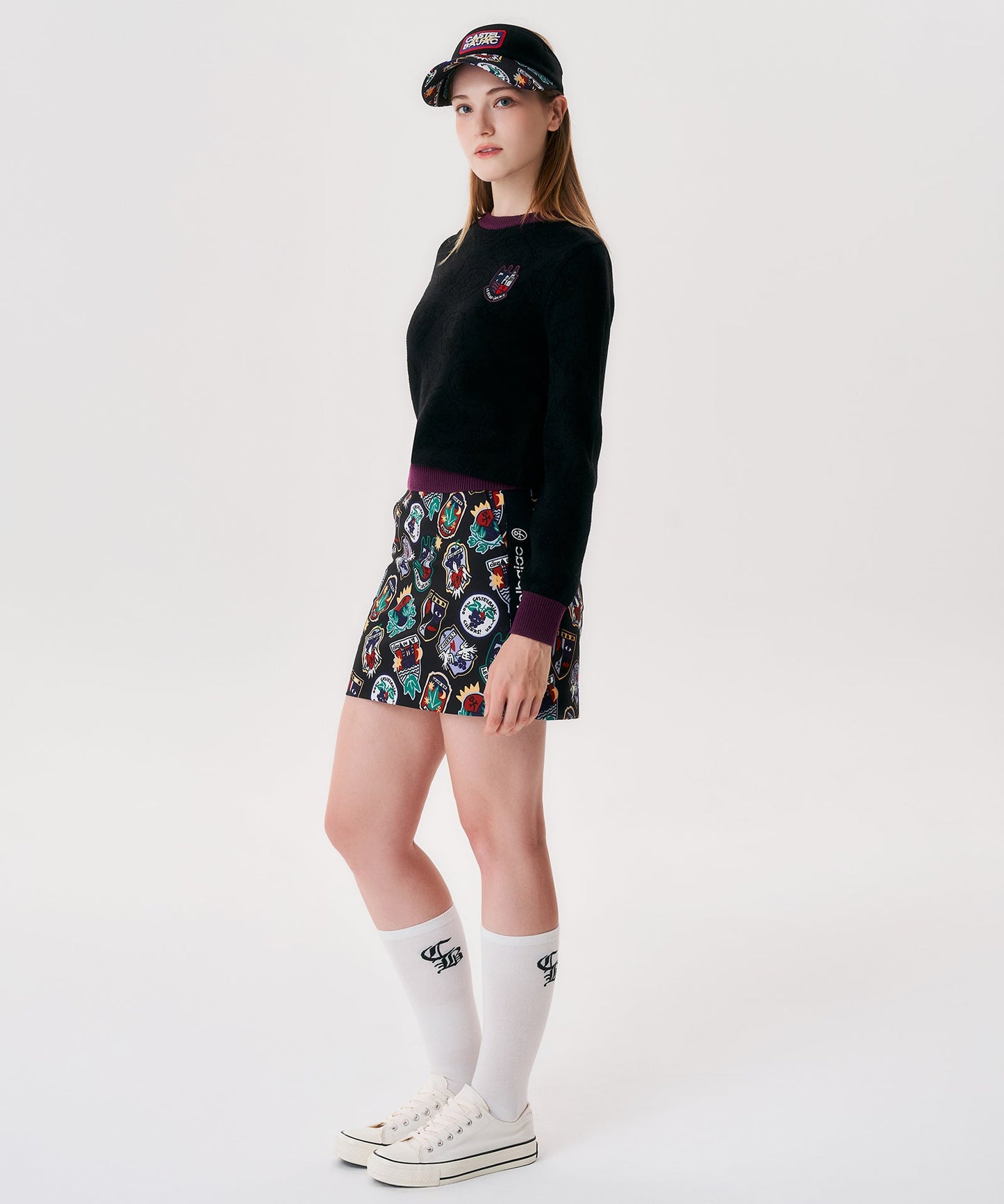 Castelbajac Women's Full-Length Pattern Culottes - Mix