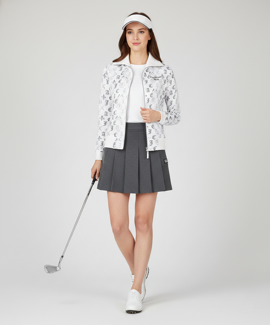 Castelbajac Women's Capsule Line Full-Print Zip-Up - 2 Colors