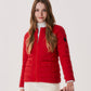 Castelbajac Women's Lightweight Duck Down Padded Jumper - Red